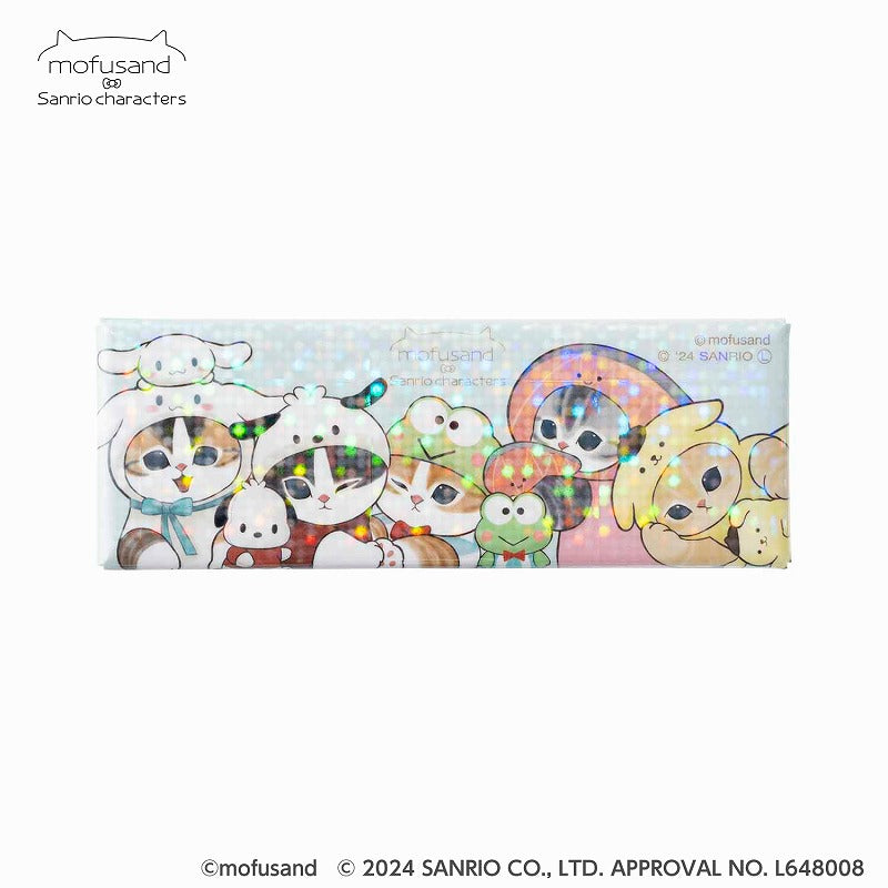 mofusand×三麗鷗 閃亮全息磁鐵迷你！ （Mugi Tito每個人 /藍色） mofusand×サンリオキャラクターズ シャイニーホログラムマグネット・ミニ！(むぎゅっとみんな・ブルー)