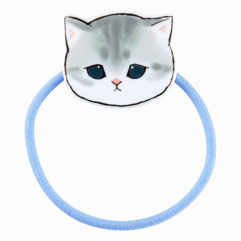 mofusand Nyanko Okao脫頭（灰白色） mofusand にゃんこのおかおヘアゴム(灰白)