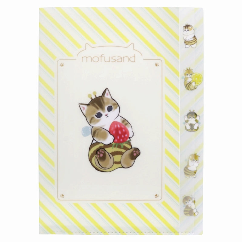 mofusand 模擬 – 切開文件5p（Bee Nyan） mofusand ダイカットクリアファイル5P(ハチにゃん)