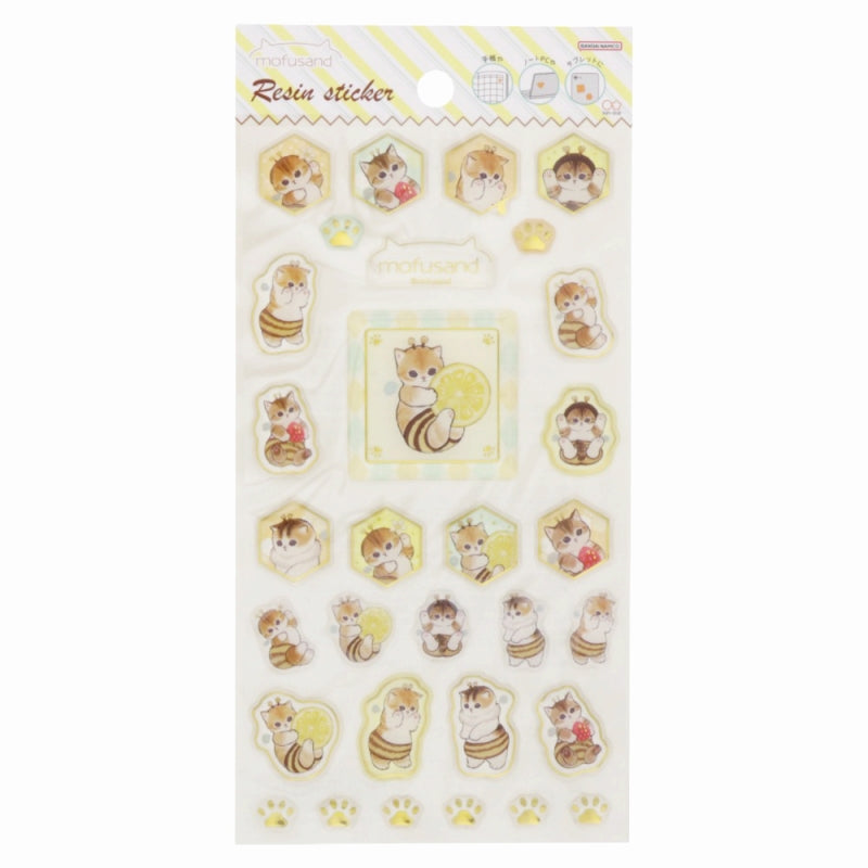 mofusand 樹脂印章（Bee Nyan） mofusand レジンシール(ハチにゃん)