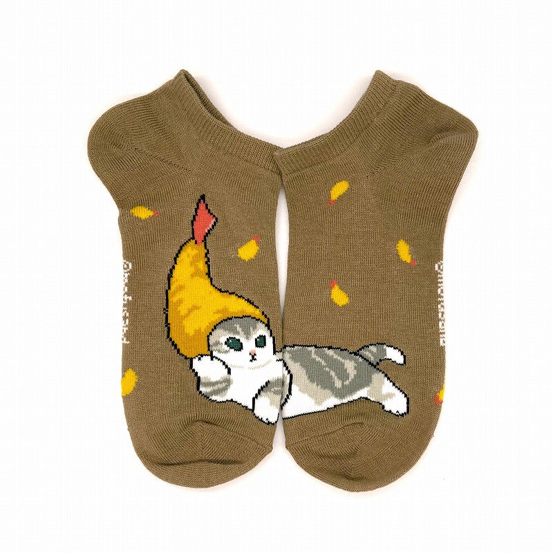 mofusand 襪子（水平套蝦Nyan） mofusand ソックス(横セット エビにゃん)