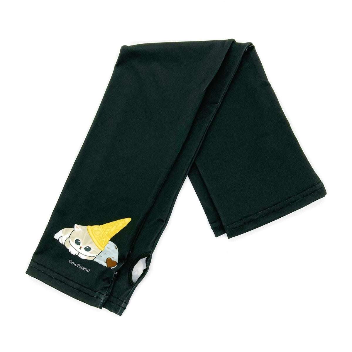 mofusand 袖套(冰淇淋貓圖案) mofusand プリントアームカバー(アイスにゃん柄)