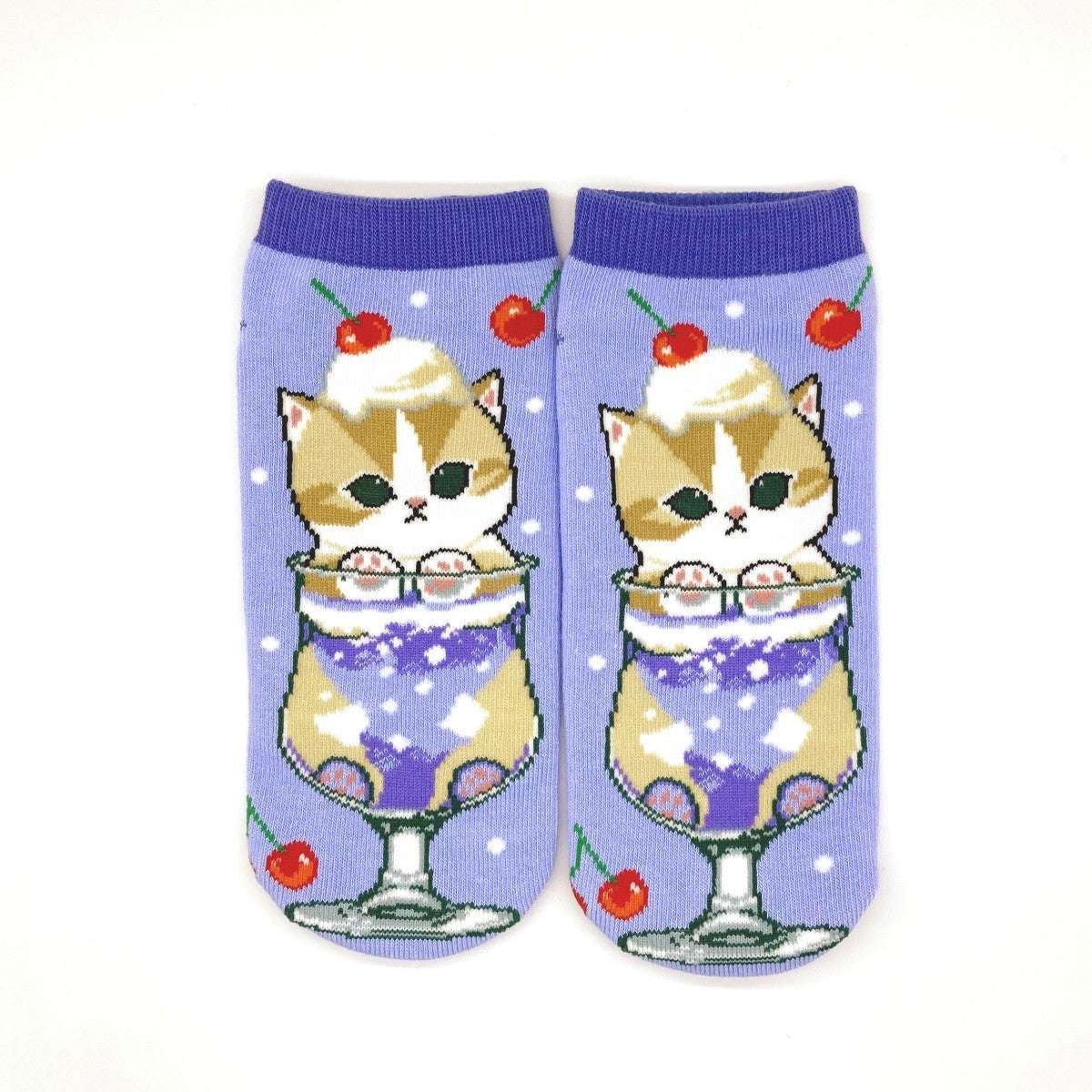 mofusand 短襪（冰淇淋蘇打） mofusand フロントソックス(ソーダフロート)