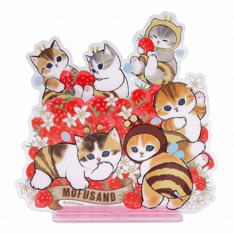 mofusand 2way泡菜攤（③蜜蜂Nyan） mofusand 2WAY ピックリルスタンド(③ハチにゃん)