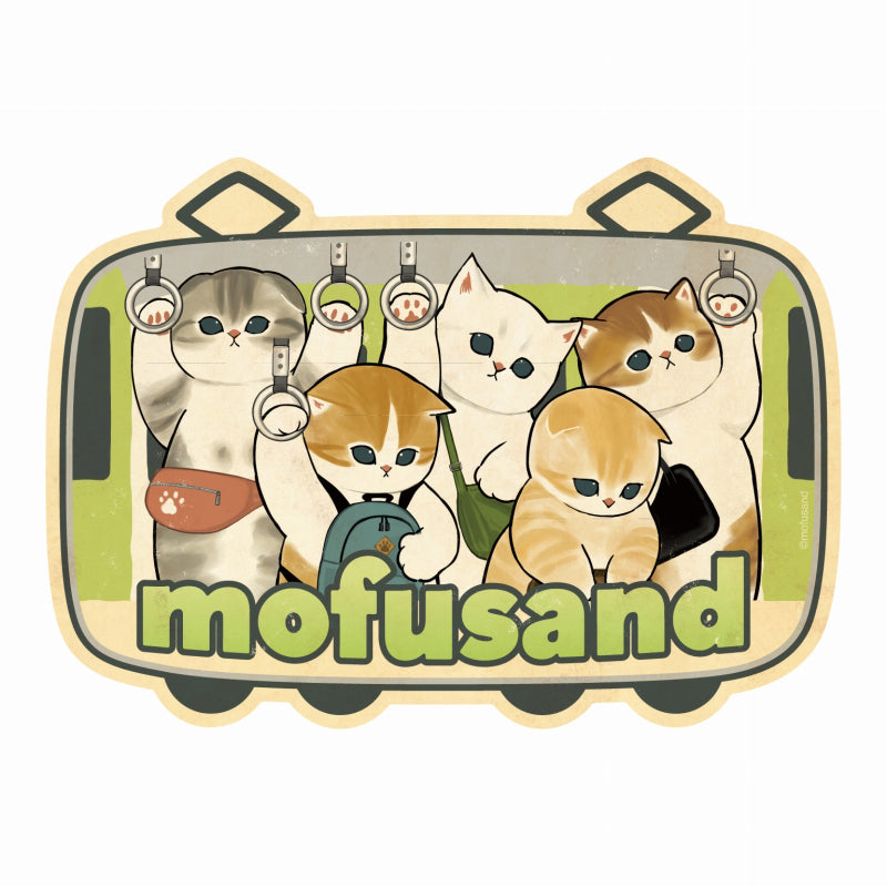 mofusand mofumofu車站旅行貼紙⑥ mofusand もふもふステーション トラベルステッカー⑥
