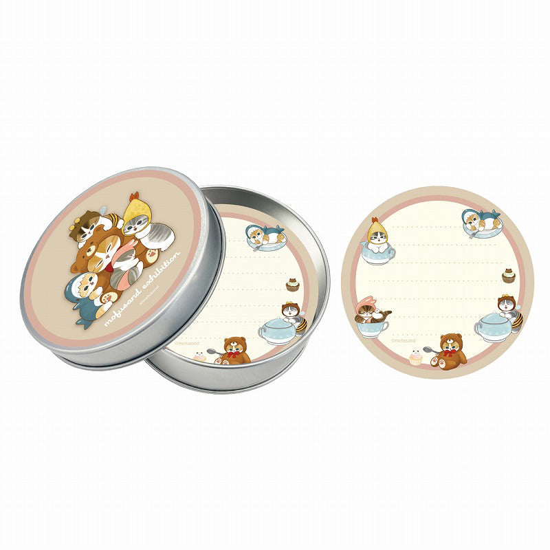 mofusand展覽茶風格的罐頭備忘錄② mofusand展 紅茶風缶入りメモ②