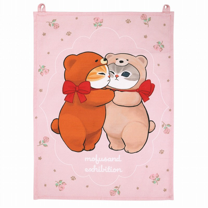 mofusand展覽織物海報M。 mofusand展 ファブリックポスターM①