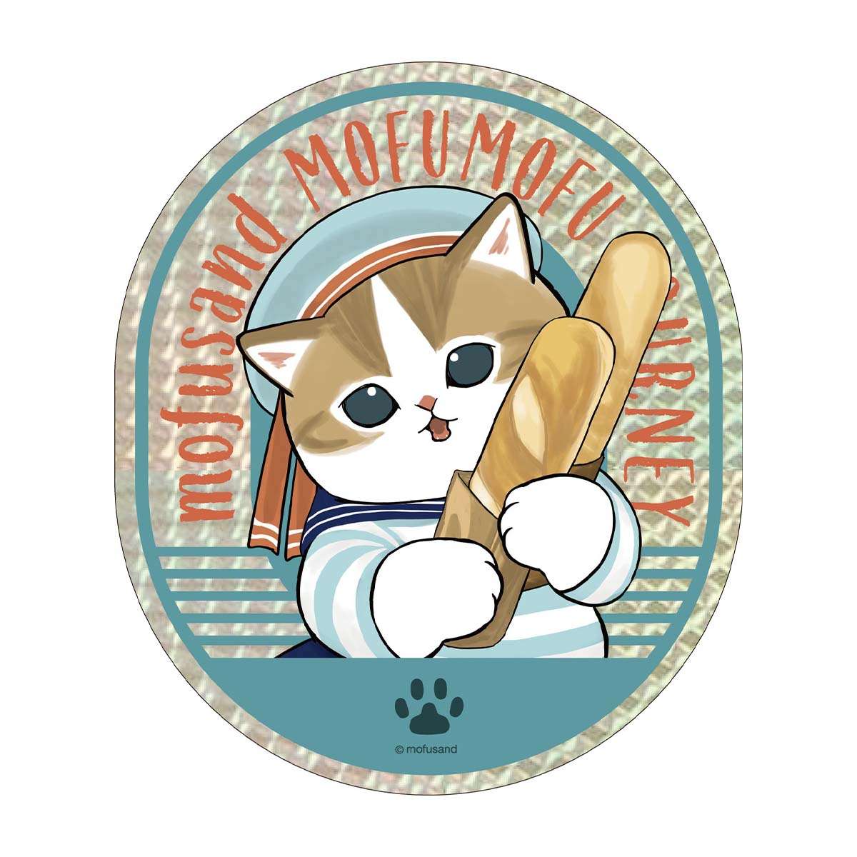 mofusand mofumofu旅行 稜鏡旅行貼紙② mofusand もふもふジャーニー プリズムトラベルステッカー②