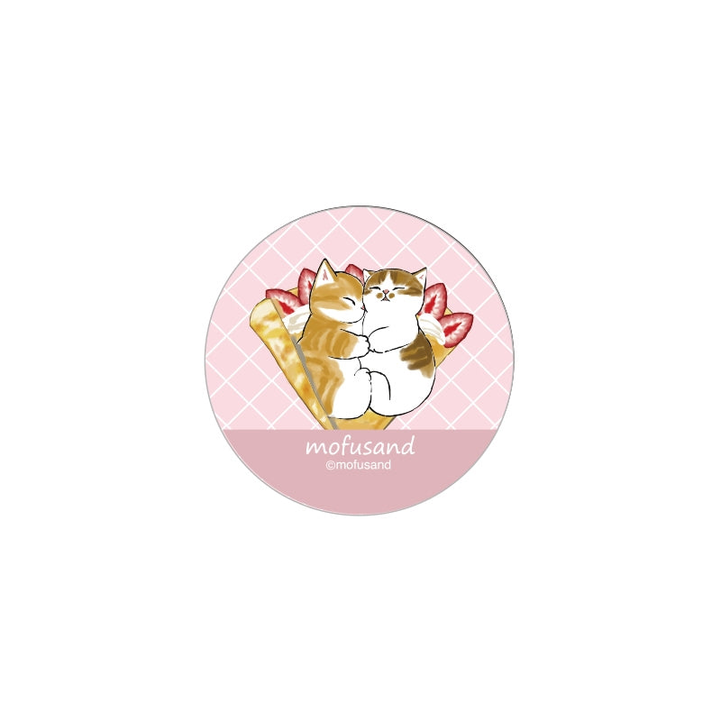 mofusand 玻璃筷子（可麗餅粉紅色） mofusand ガラス箸置き(クレープ ピンク)