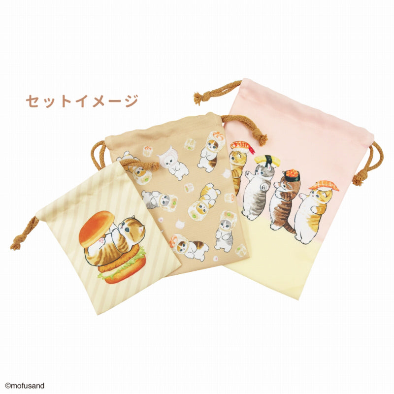 mofusand 3P拉鍊（FUDO） mofusand 3P巾着(ふーど)