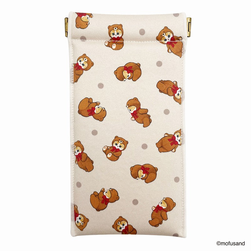 mofusand展覽彈簧袋M（庫馬尼安） mofusand展 バネポーチM(くまにゃん)