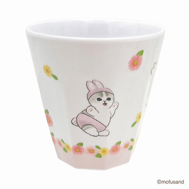 mofusand 三聚氰胺杯（兔兔） mofusand メラミンカップ(うさぎ)