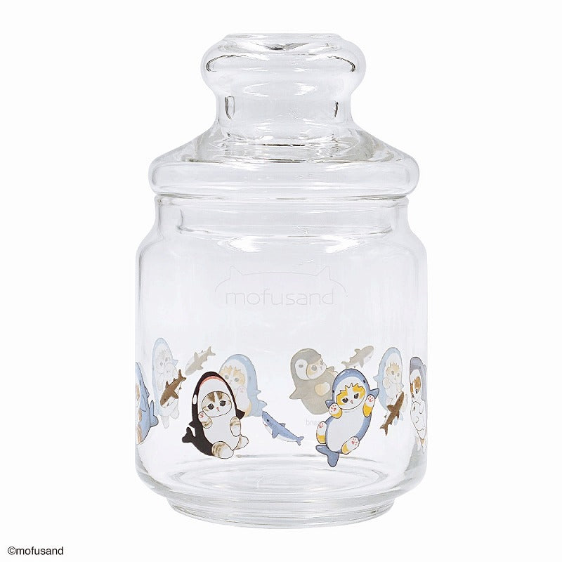 mofusand 玻璃罐 mofusand ガラスキャニスター(さめたち)