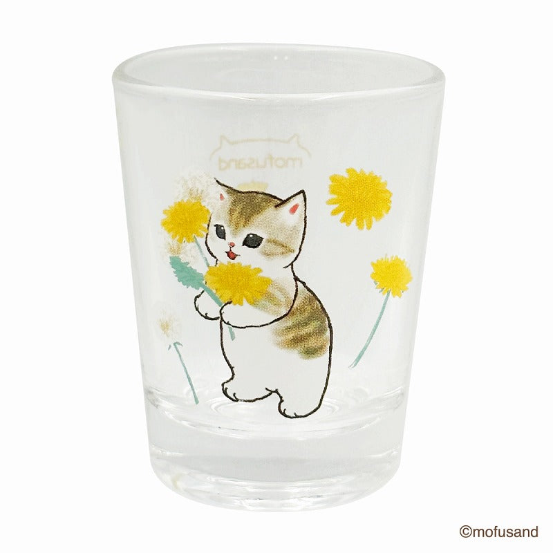 mofusand 迷你玻璃（蒲公英） mofusand ミニグラス(たんぽぽ)