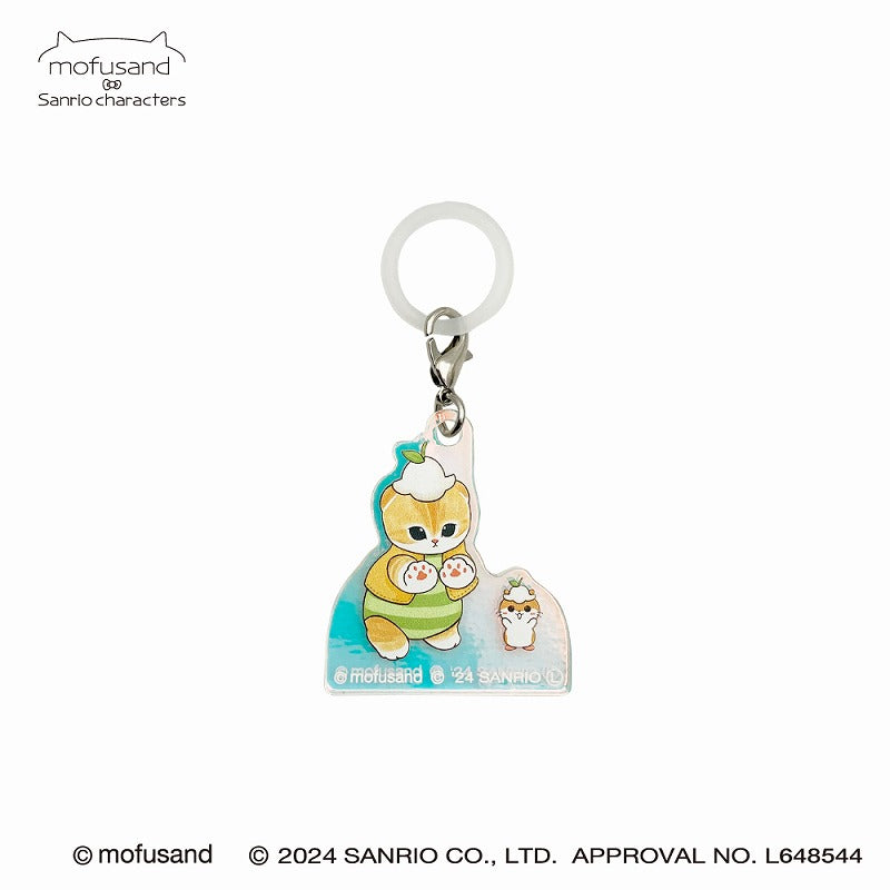 mofusand×三麗鷗 全息圖Megushi魅力（Korokorochlin） mofusand×サンリオキャラクターズ ホログラムめじるしチャーム(コロコロクリリン)
