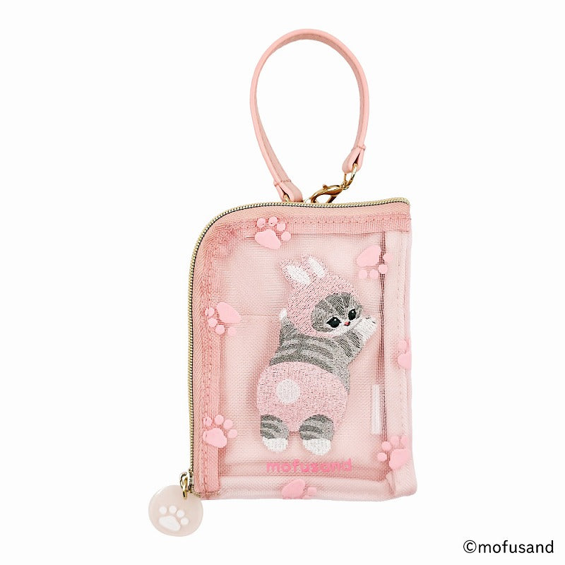 mofusand 每日小袋羊毛（兔仔貓) mofusand デイリーポーチ フロッキー(うさにゃん)