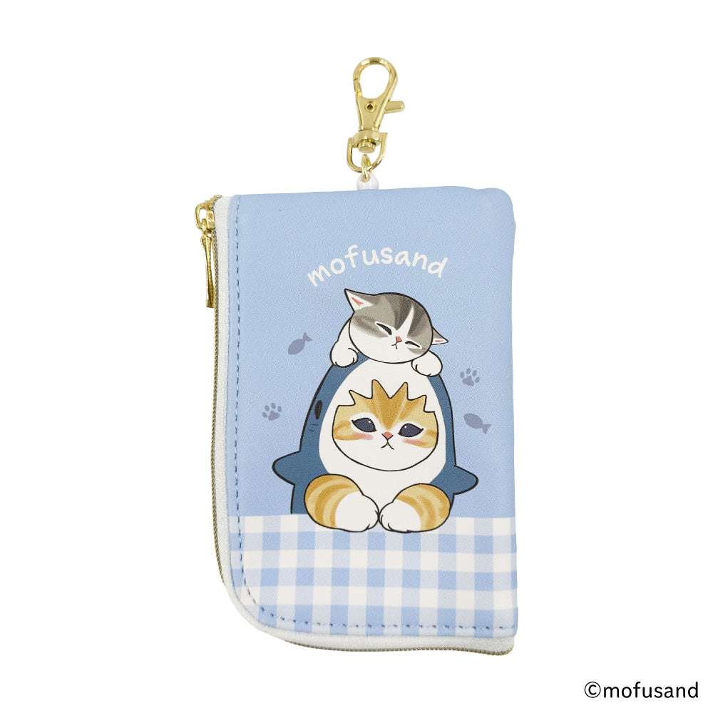 mofusand 鑰匙&卡包 鯊魚貓們的好朋友Days mofusand キー＆パスケース サメにゃんたちの仲良しDays