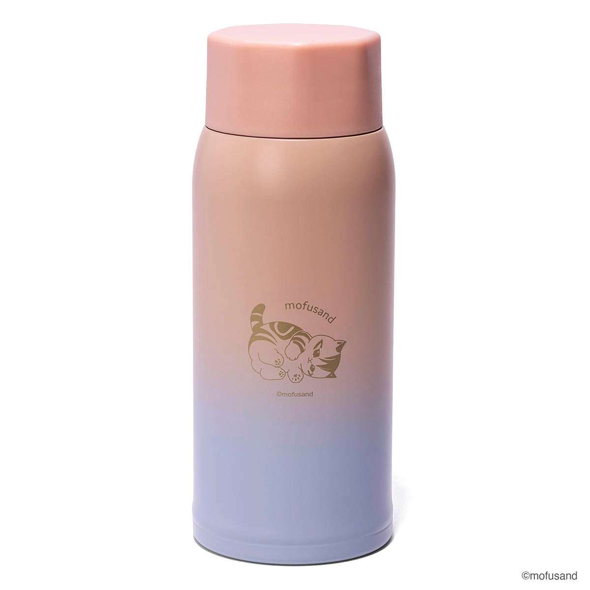 mofusand 輕量不鏽鋼旋蓋瓶 MEDIUM（粉紅色） mofusand 軽量ステンレススクリューボトル medium(ピンク)