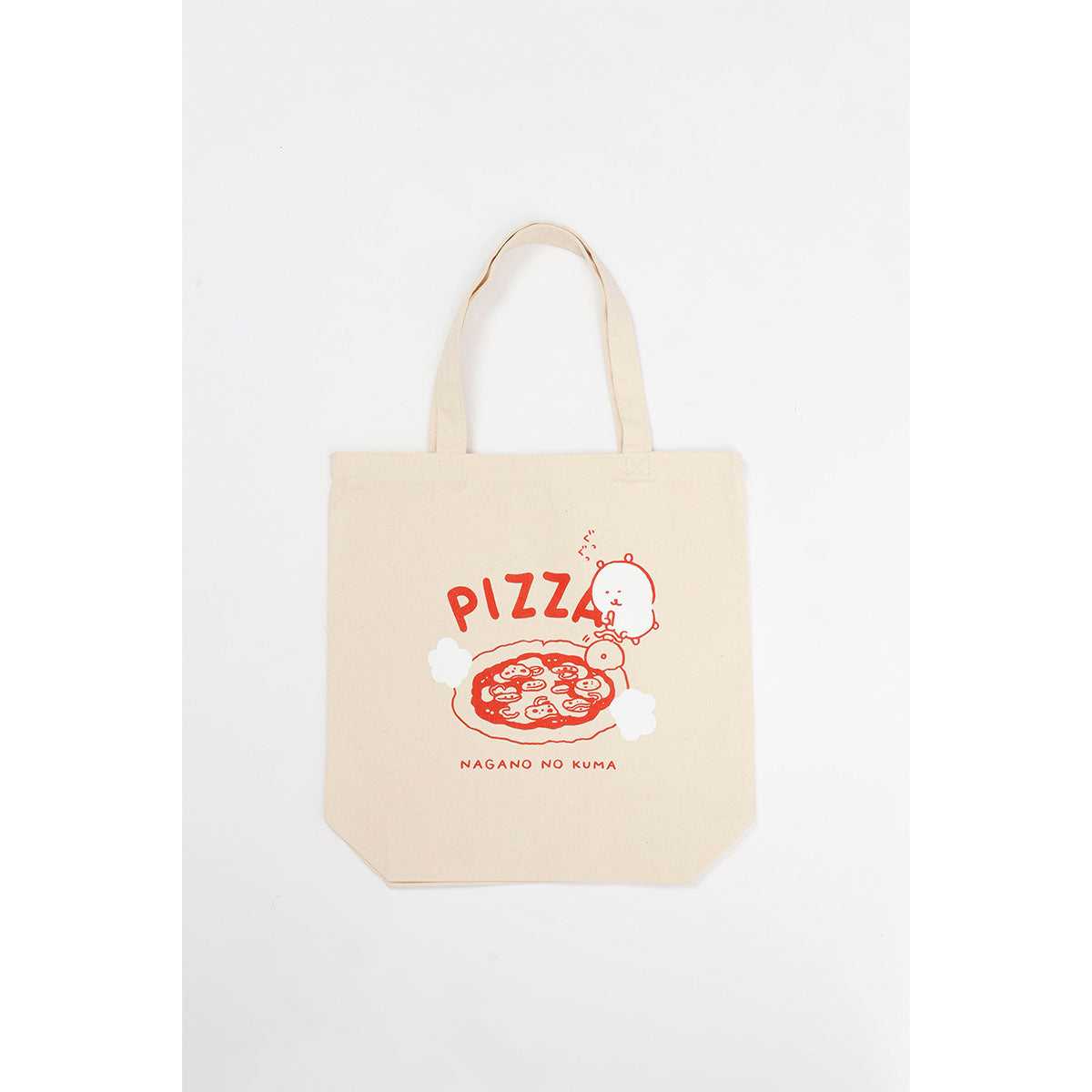 長野角色手提袋比薩天然 ナガノキャラクターズ トートバッグ PIZZA ナチュラル