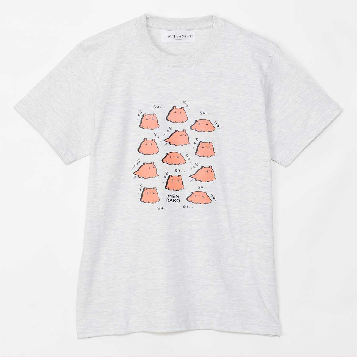 長野角色長野水族館T襯衫Mendako Automir ナガノキャラクターズ ナガノの水族館 Tシャツ メンダコ オートミール