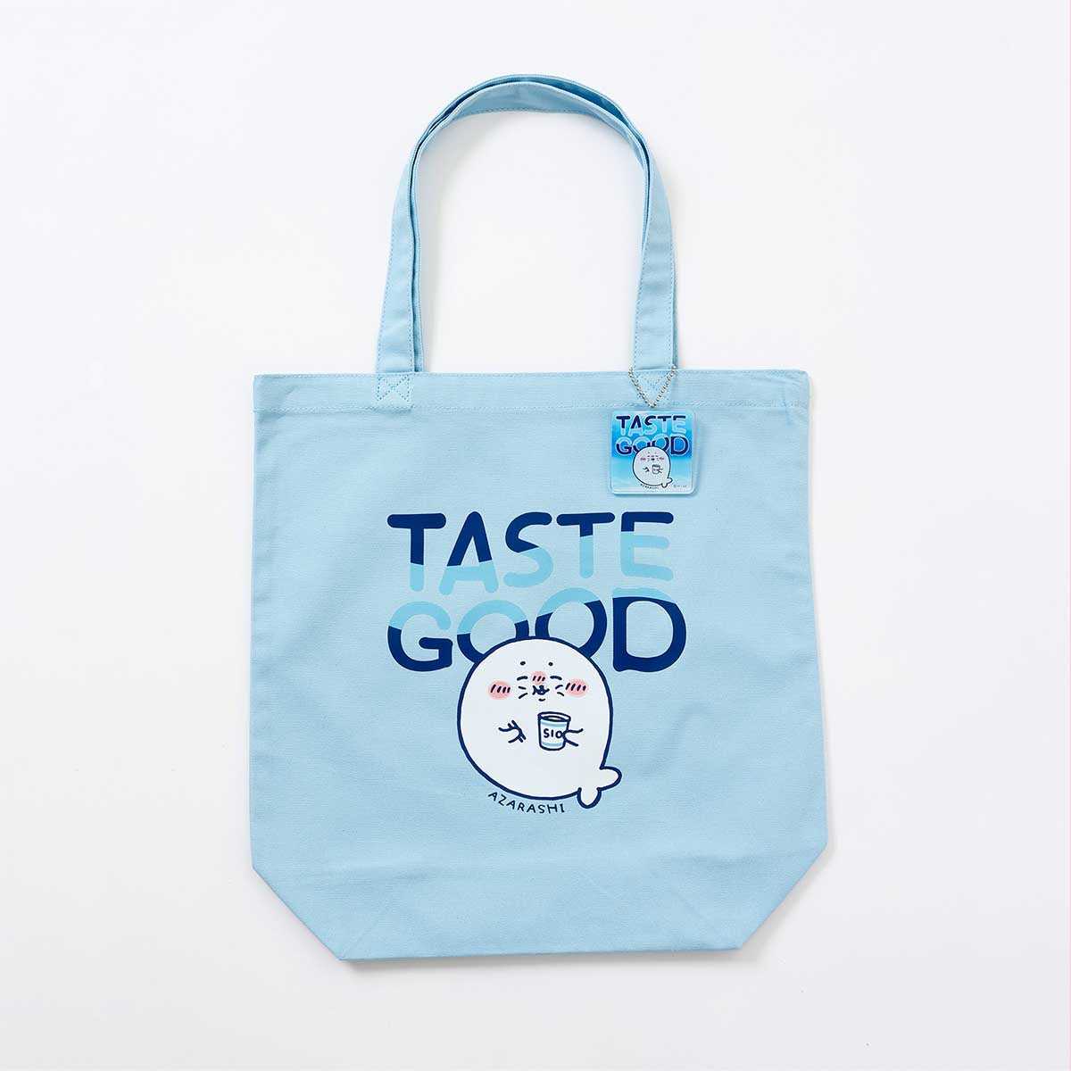 長野角色長野水族館手提袋阿扎拉淺藍色 ナガノキャラクターズ ナガノの水族館 トートバッグ アザラシ ライトブルー