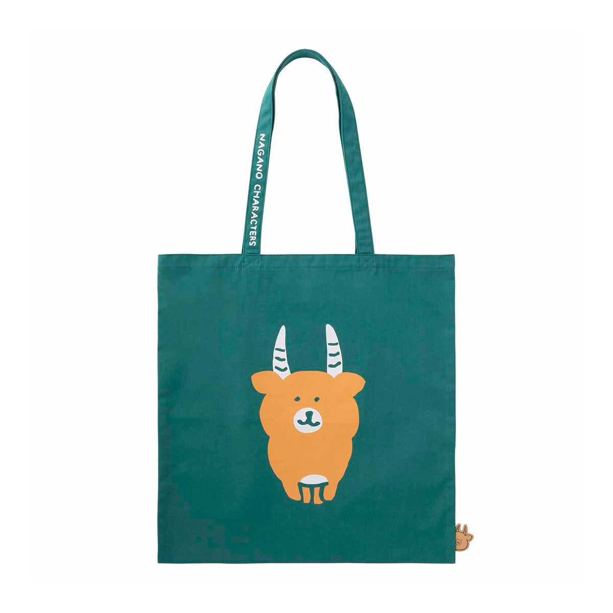 長野角色每天的青年手提袋很容易戴在肩上（早期黑斑羚） ナガノキャラクターズ 肩にかけやすいデイリーユーストート（早インパラ）