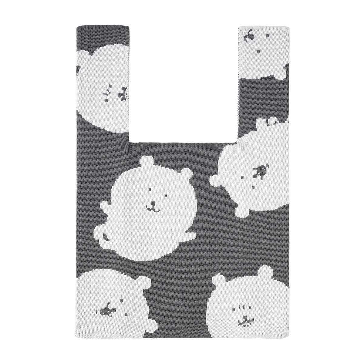 長野角色編織包（長野熊） ナガノキャラクターズ ニットバッグ（ナガノのくま）