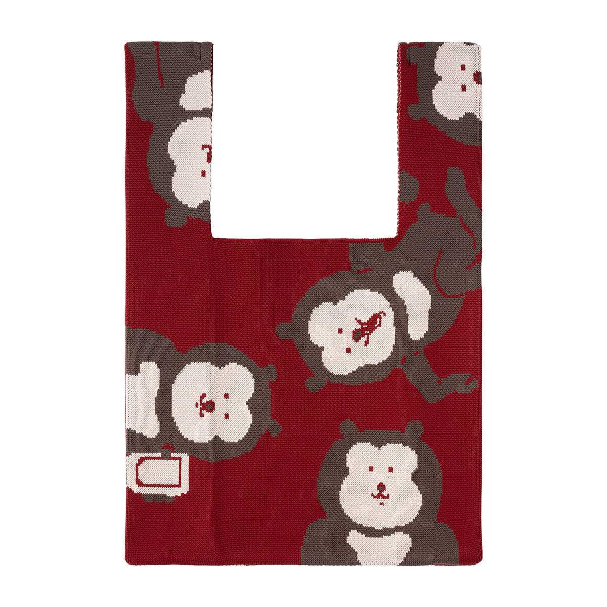 長野角色編織包（马来太阳熊） ナガノキャラクターズ ニットバッグ（マレーグマ）