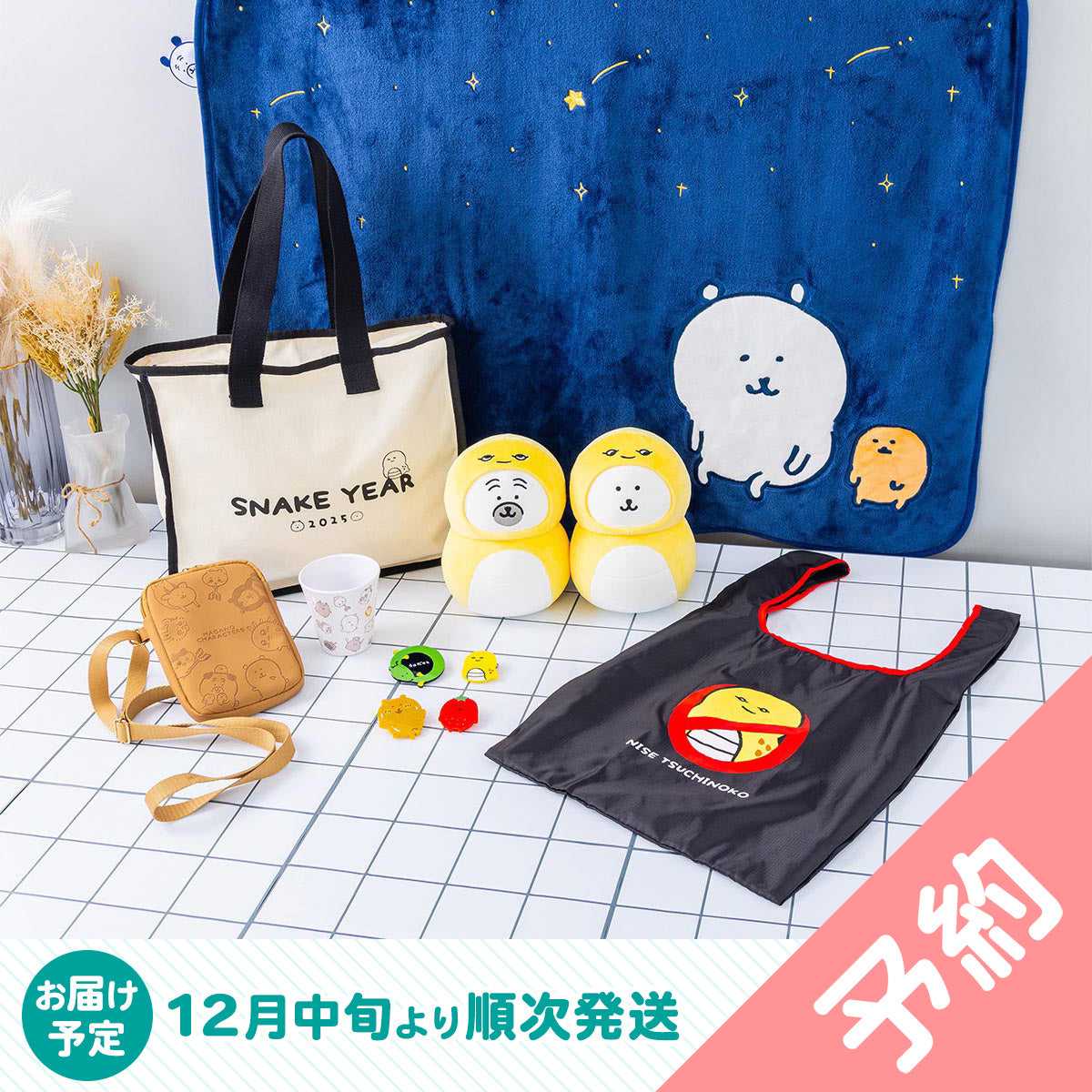 [預訂]長野角色Happy Bag 2025 [原定於2024年12月中旬依次運送（在推遲運輸的情況下未取消）] ナガノキャラクターズ ハッピーバッグ2025