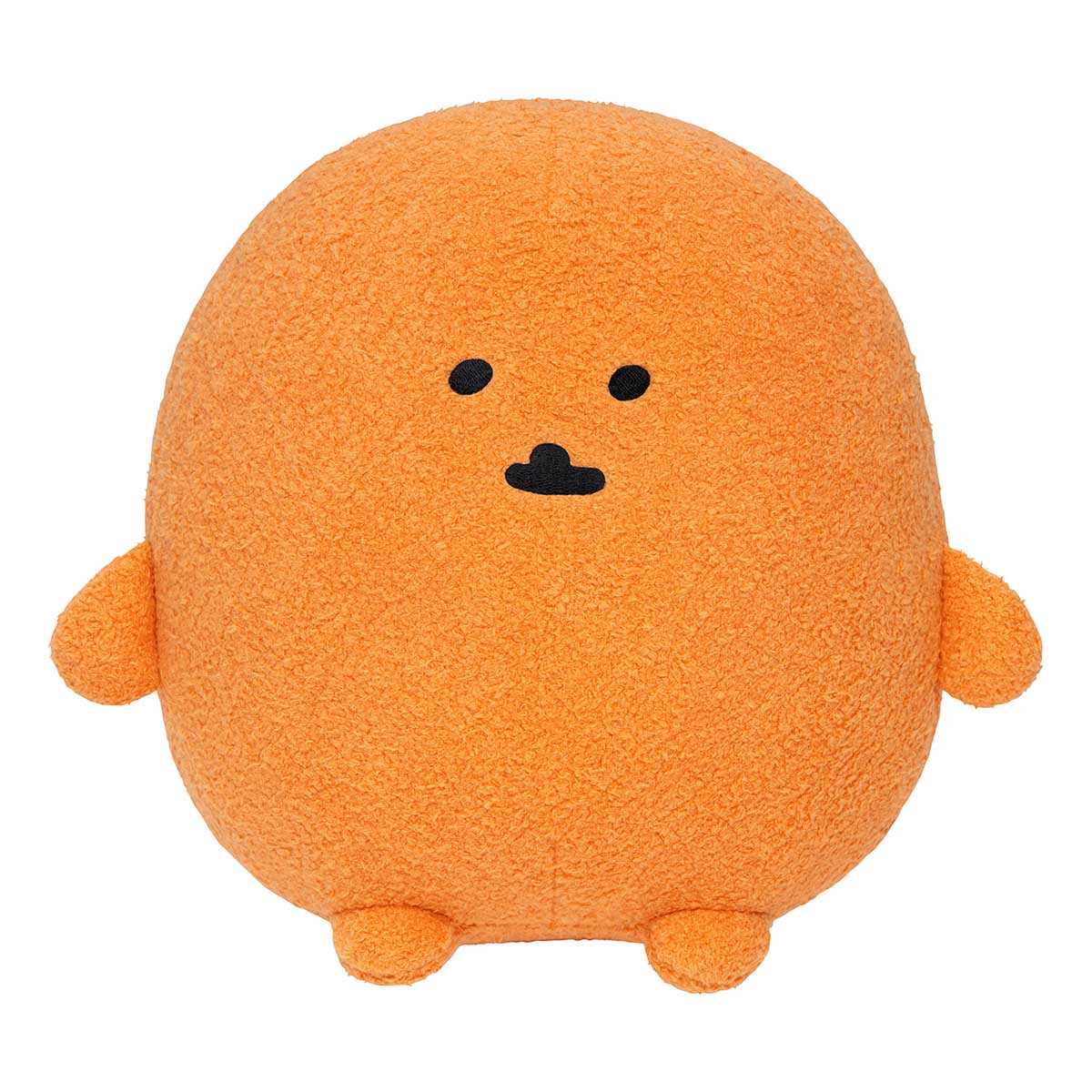 長野角色 鼴鼠炸丸子玩偶M（正常的Okao） ナガノキャラクターズ もぐらコロッケぬいぐるみM（ふつうのおかお）