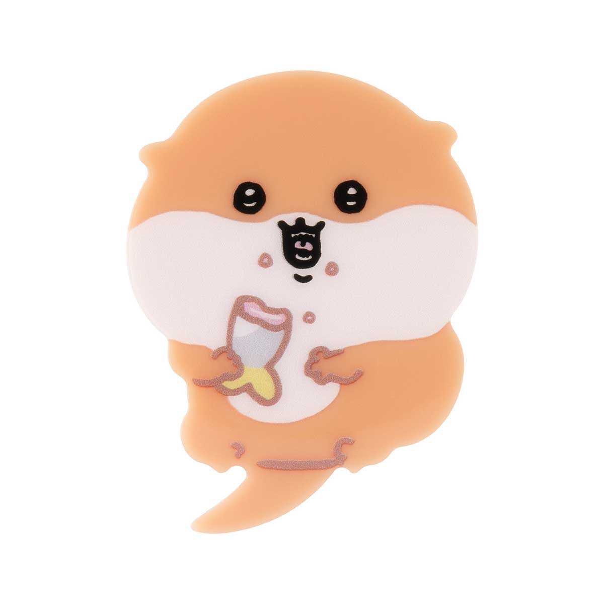 長野角色長野水族館水族館徽章（Otter） ナガノキャラクターズ ナガノの水族館 アクリルバッジ（カワウソ）