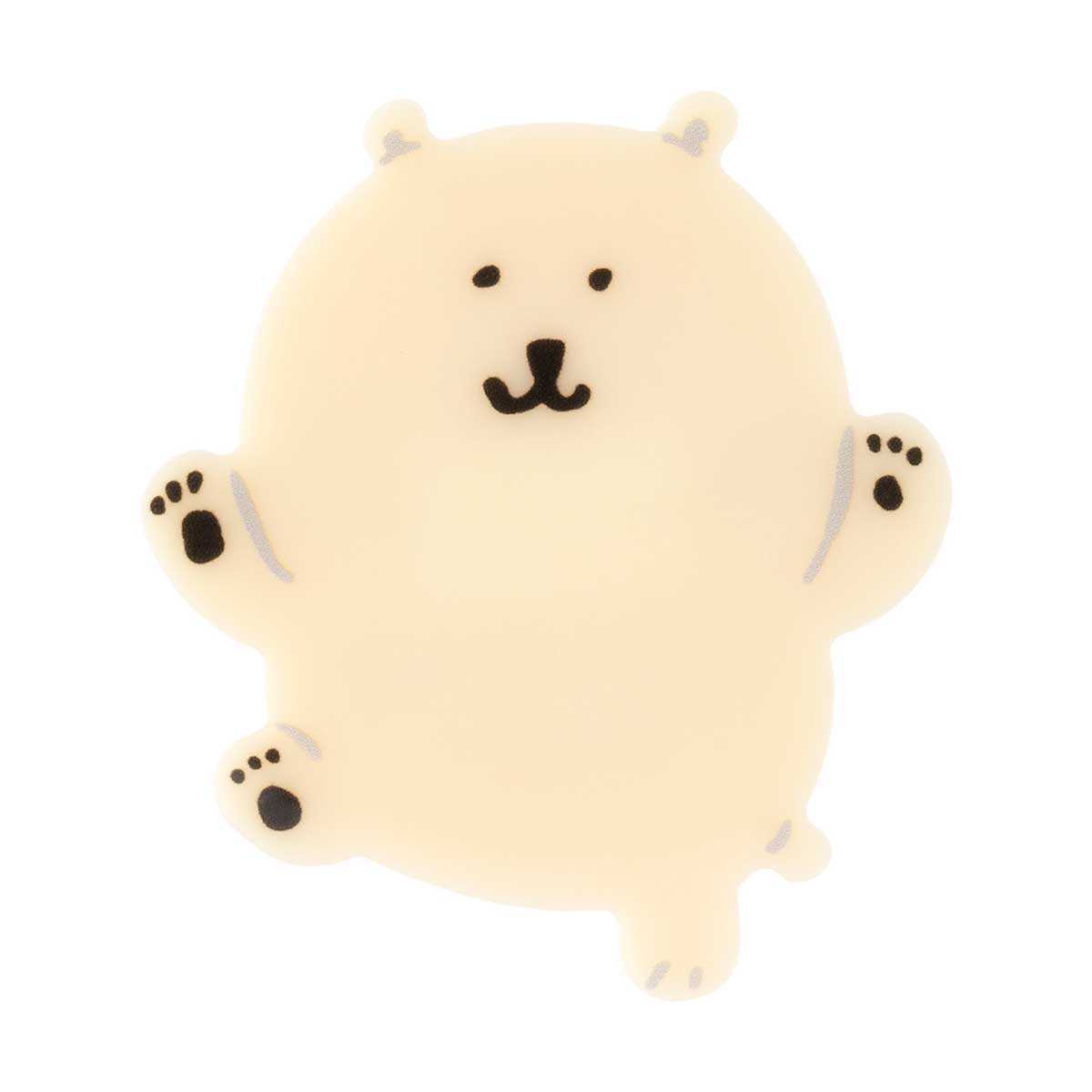 長野角色長野水族館水族館徽章（北極熊） ナガノキャラクターズ ナガノの水族館 アクリルバッジ（シロクマ）