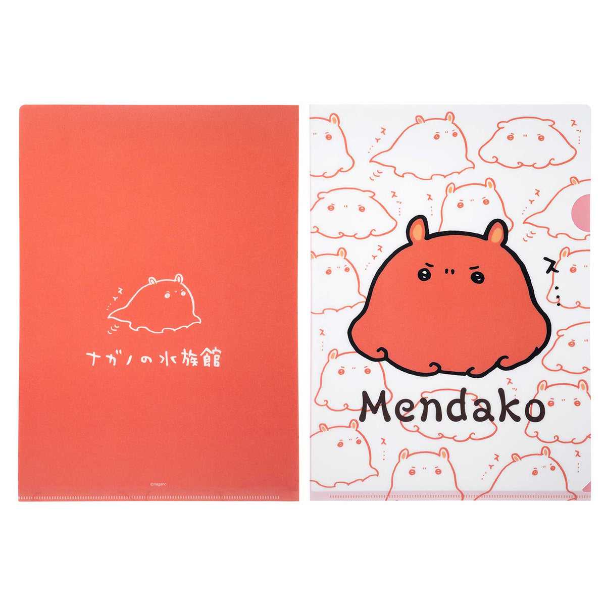 長野字符長野水族館清除文件（門達科） ナガノキャラクターズ ナガノの水族館 クリアファイル（メンダコ）