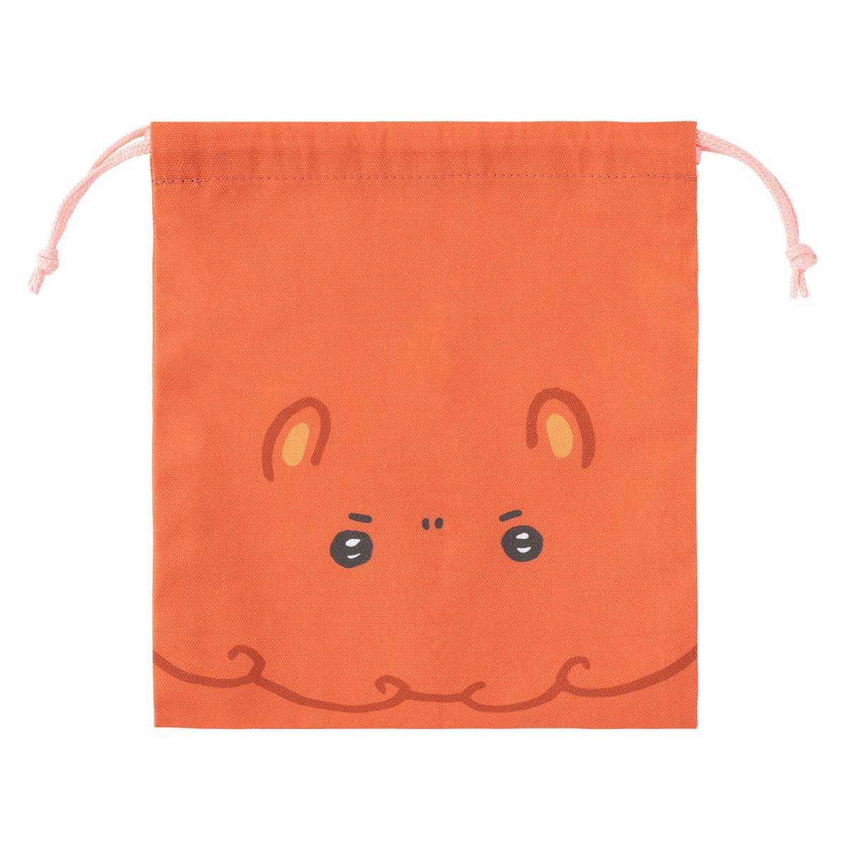 長野族水族館（Mendako） ナガノキャラクターズ ナガノの水族館 ほどよいサイズの巾着（メンダコ）