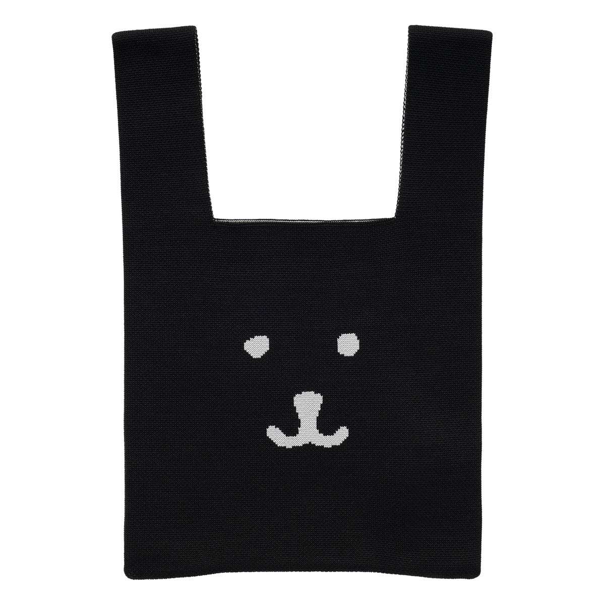 Nagano Characters 彩色針織包 (黑色) ナガノキャラクターズ カラーなニットバッグ（ブラック）