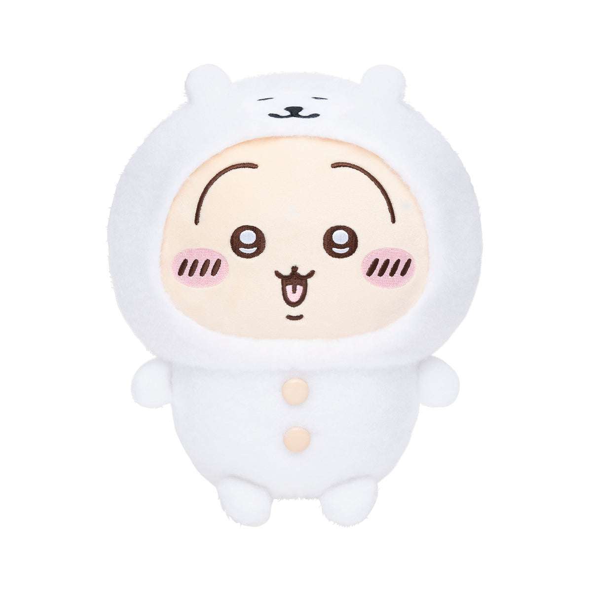 Nagano Characters 玩偶S (戴著熊頭套的兔子) ナガノキャラクターズ ぬいぐるみS（くまをかぶったうさぎ）