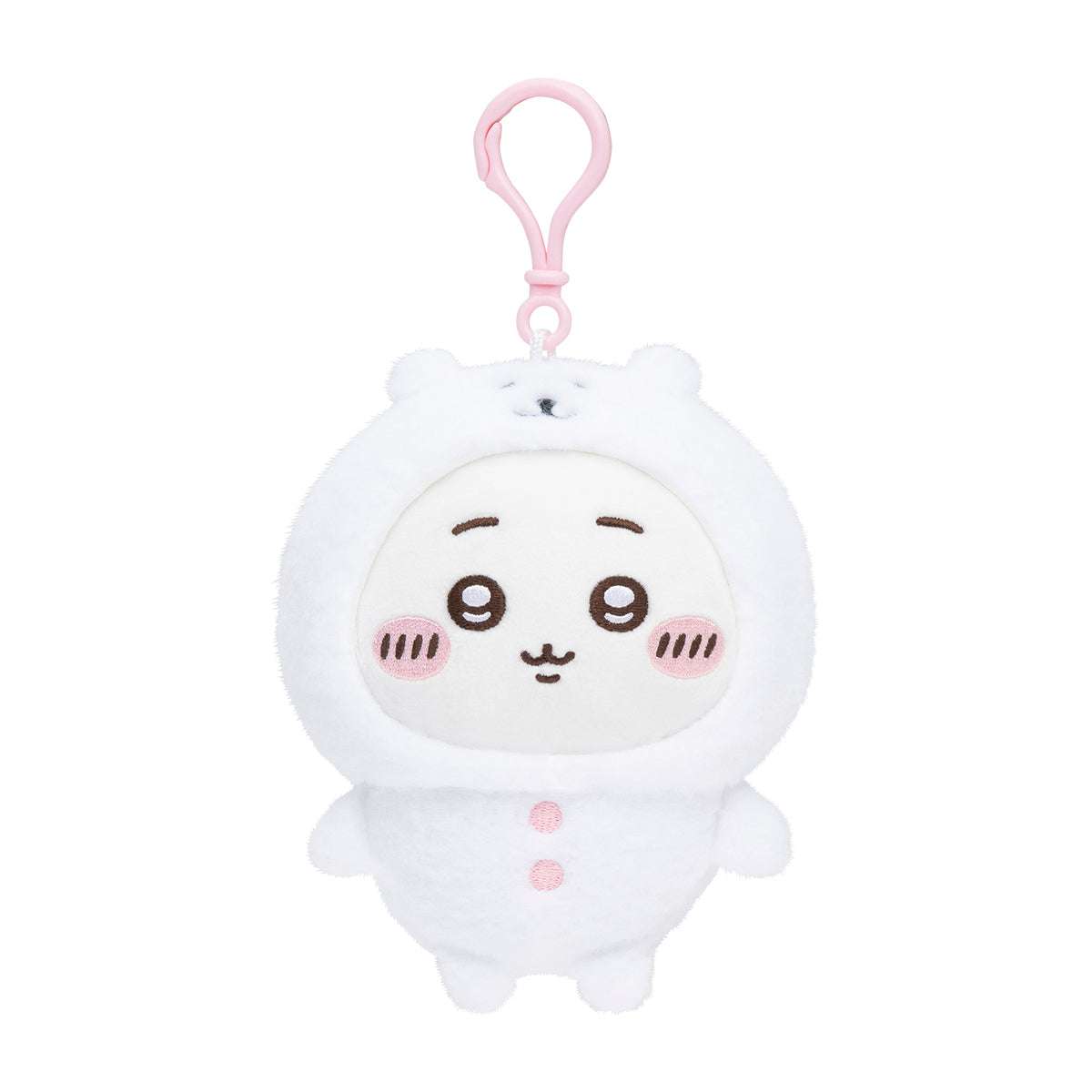 Nagano Characters 吊飾 (戴著熊頭套的吉伊卡哇) ナガノキャラクターズ マスコット（くまをかぶったちいかわ）