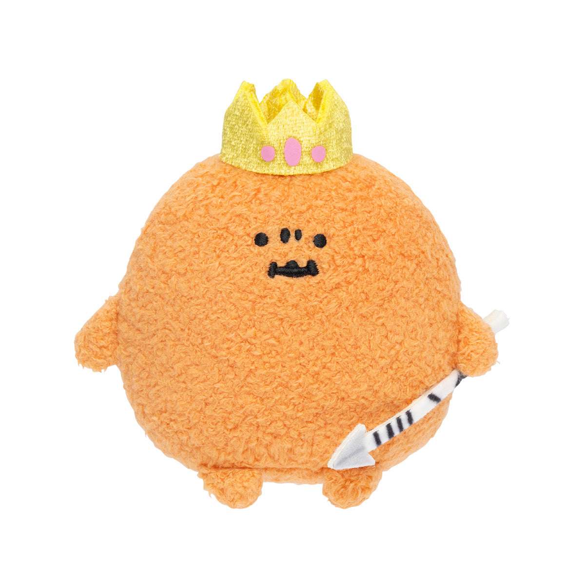 Nagano Characters 突然變得很強！ 迷你坐姿 小吊飾 (鼴薯餅 / 拿槍) ナガノキャラクターズ いきなりパワーアップ！ ミニミニおすわりマスコット（もぐらコロッケ／槍持ち）