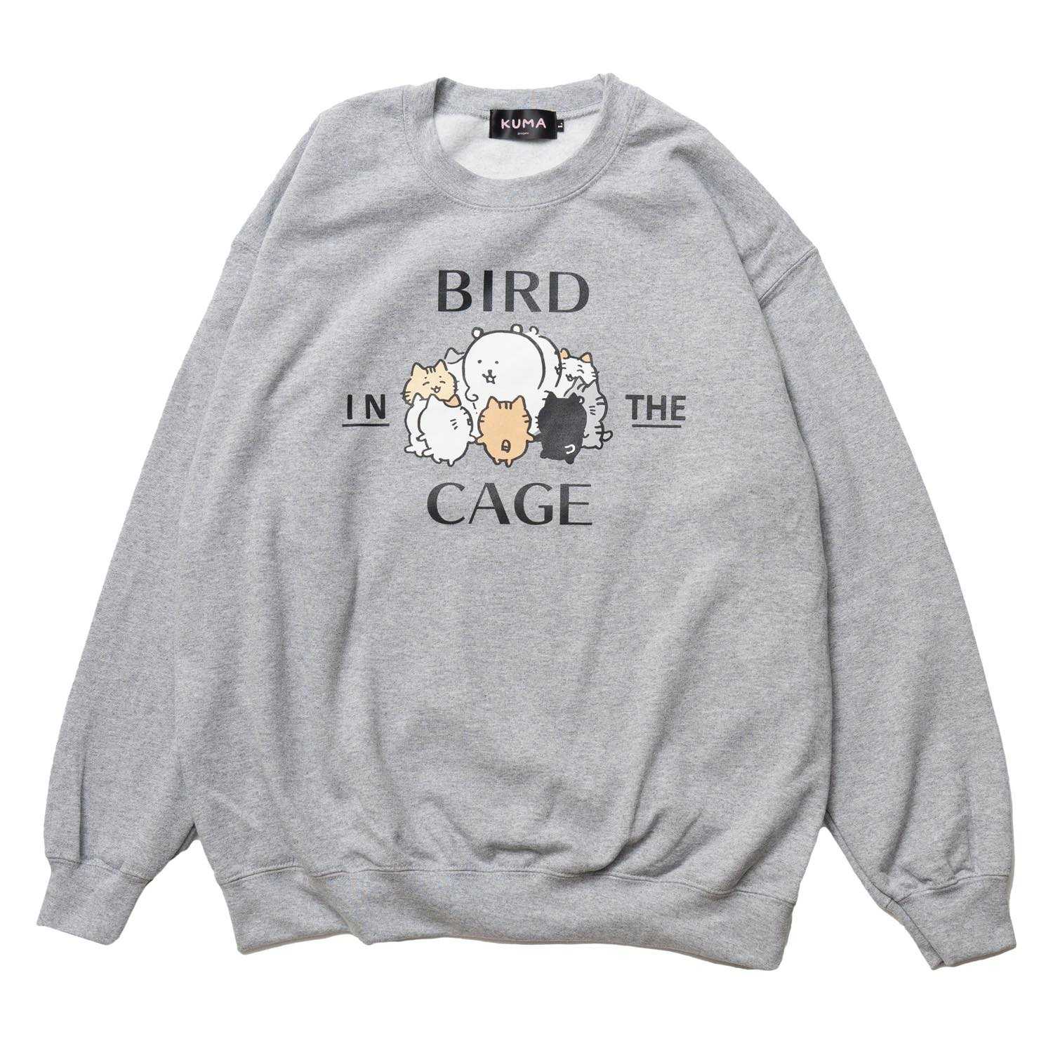 長野熊 船員汗水kagomekagome hoshoma灰色 ナガノのくま CREWスウェット かごめかごめ 杢グレー