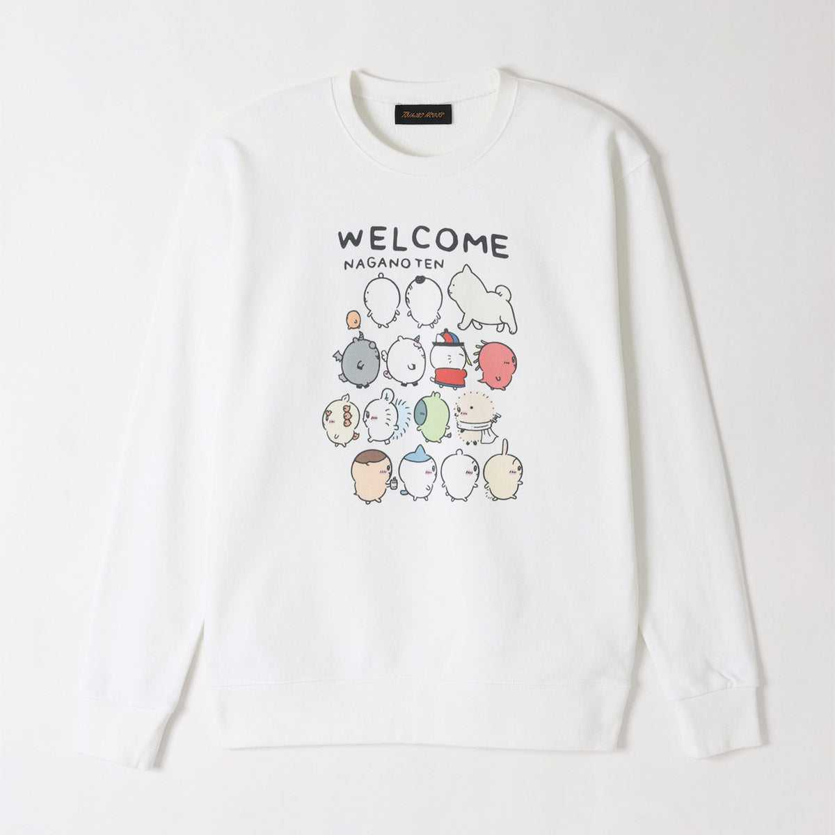 長野朋友汗水有用的婚姻 ナガノフレンズ スウェット裏毛 行進 ホワイト