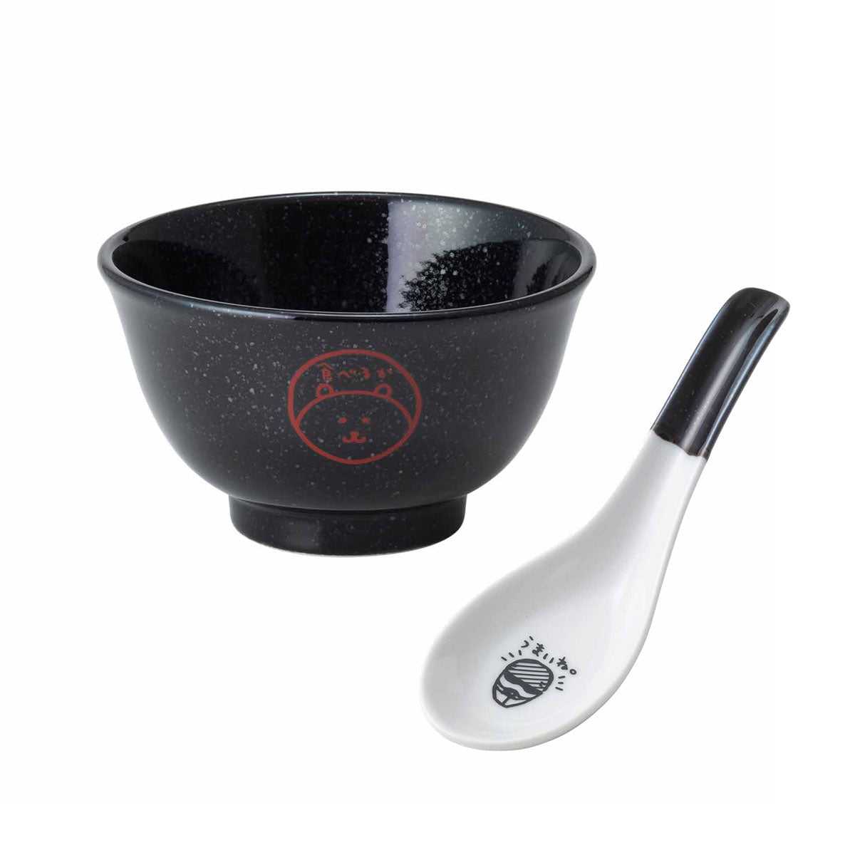 長野市場Tsukemen Tsukematsu Tsukumuburi＆Rengo套裝 ナガノマーケット つけ麺つゆどんぶり＆レンゲセット