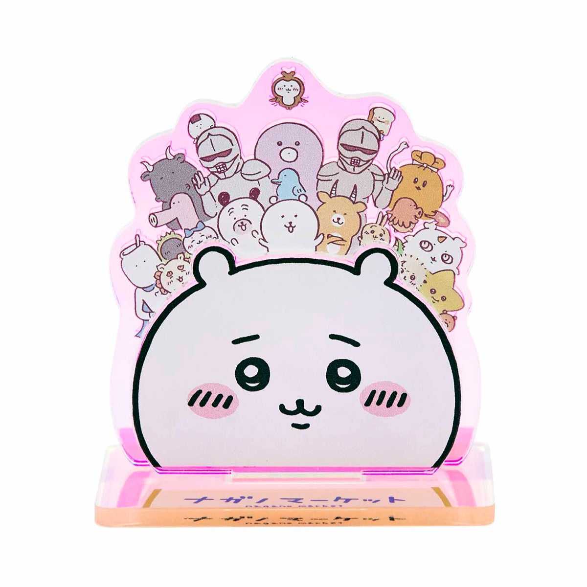 長野市場全息圖亞克力立牌 每個人都設置（吉伊卡哇） ナガノマーケット ホログラムアクリルスタンド みんな集合（ちいかわ）