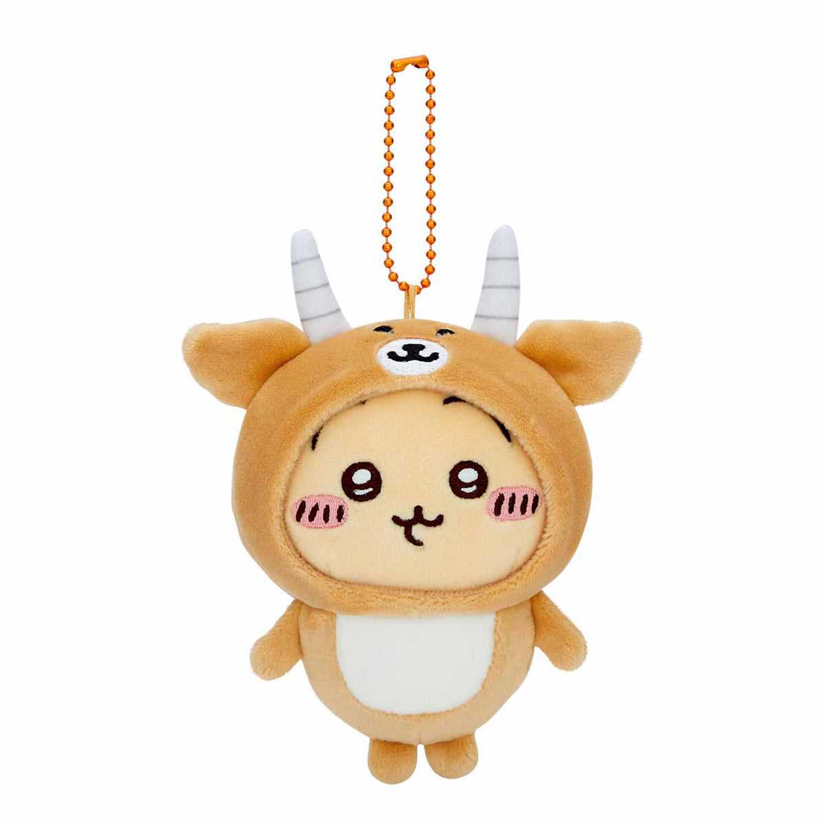 長野市場 早期黑斑羚被覆蓋兔子吊飾 ナガノマーケット 早インパラを被ったうさぎマスコット