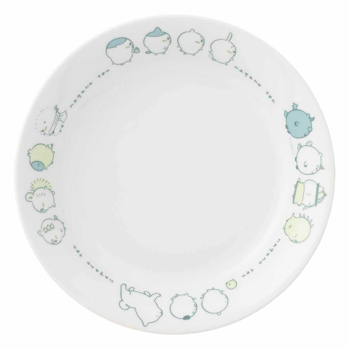 長野字符輕巧的意大利面（行） ナガノキャラクターズ 軽量パスタ皿（整列）