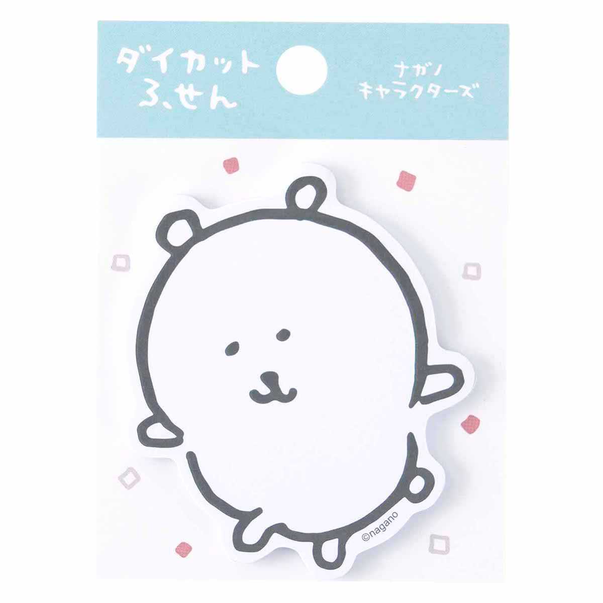 長野角色daikut Fusen（長野熊） ナガノキャラクターズ ダイカットふせん（ナガノのくま）