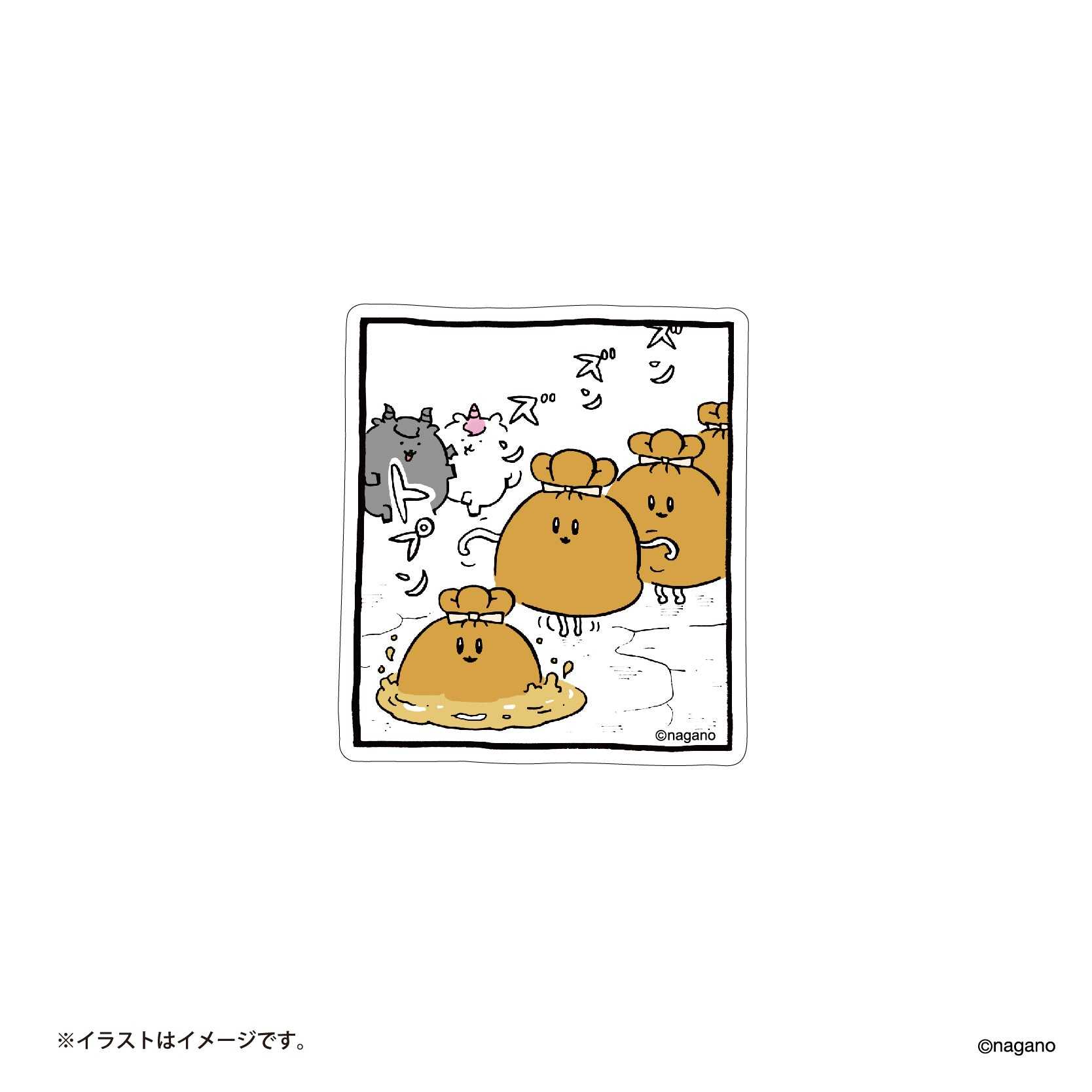 長野市場的大小可以粘貼在有趣的每日智能手機上貼紙（Topun） ナガノマーケット 楽しい毎日のスマホに貼れるサイズのステッカー（トプン）