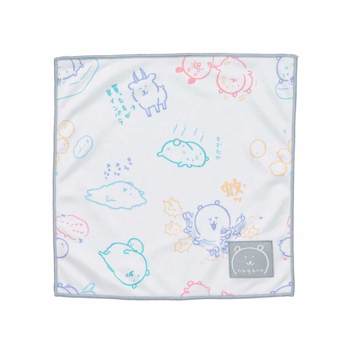 長野市場涼爽的手帕（白色） ナガノマーケット ひんやりハンカチ（オフホワイト）