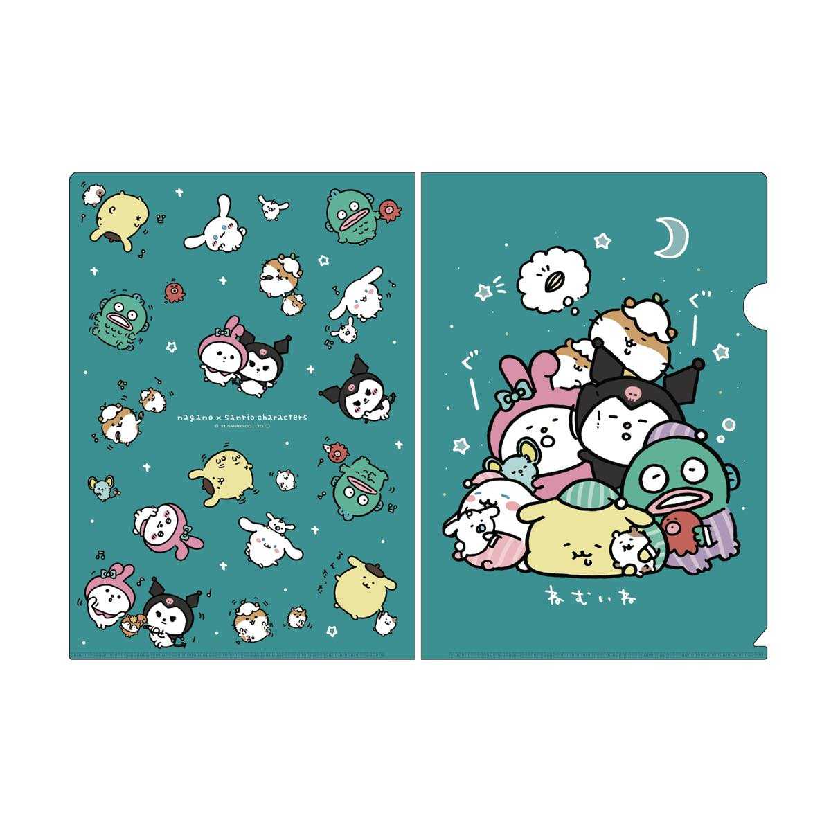 長野 x 三麗鷗角色 清除文件 ナガノ×サンリオキャラクターズ クリアファイル