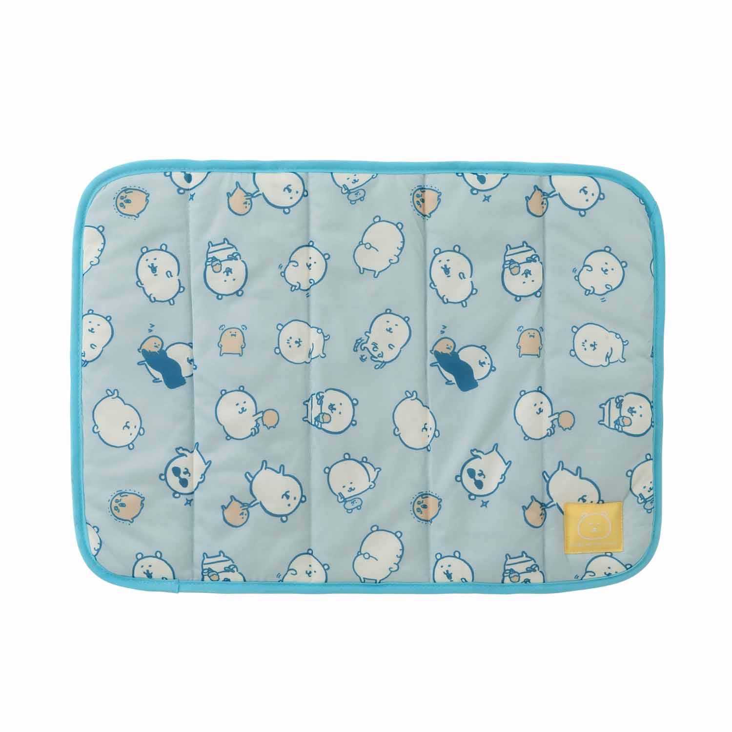 長野熊 涼爽的枕頭蓋（刷新藍色） ナガノのくま ひんやりまくらカバー（さわやかブルー）