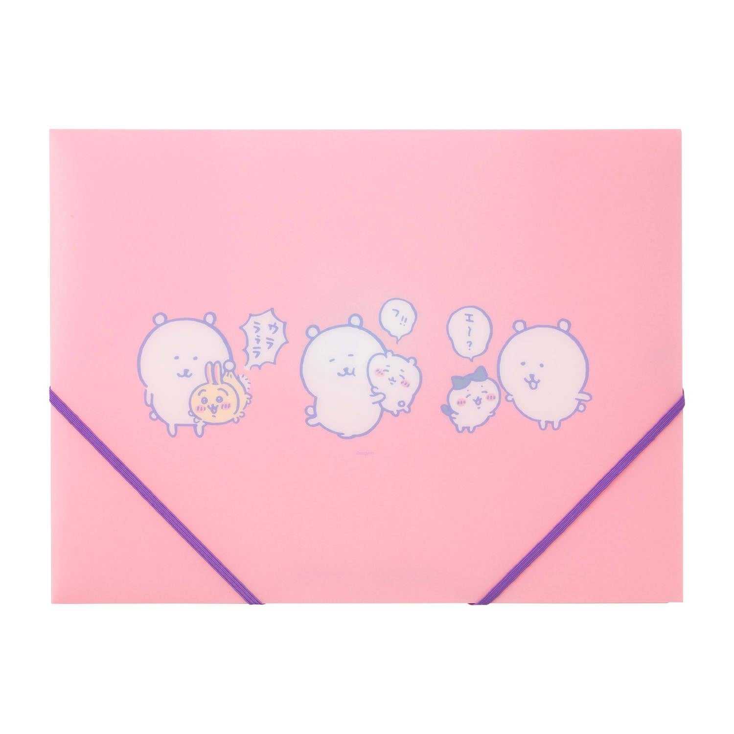 長野市場文件文件（粉紅色） ナガノマーケット ドキュメントファイル（ピンク）